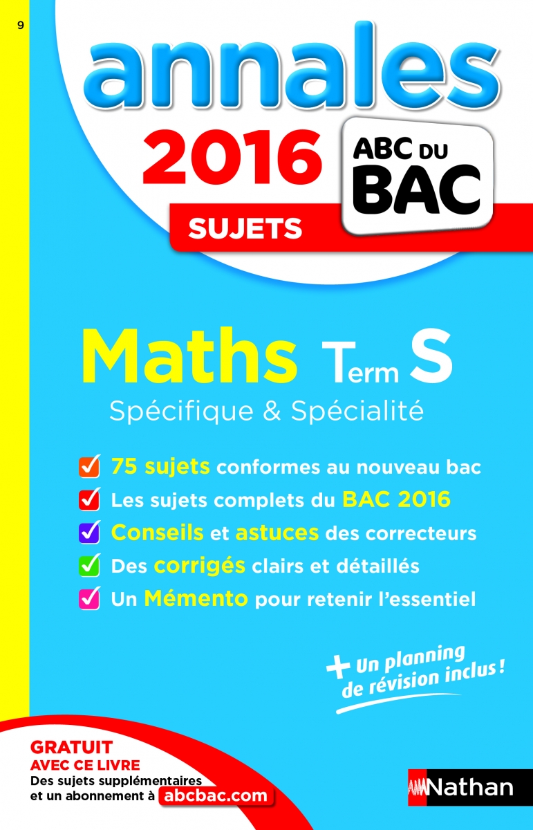 ABC Bac - annales sujets corrigs, mthodes